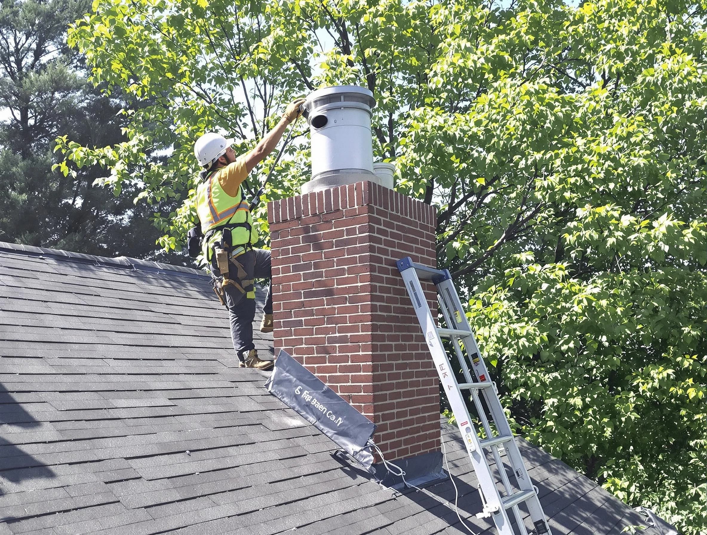 Chimney liner inspection by Wayne Chimney Sweep in Wayne, NJ