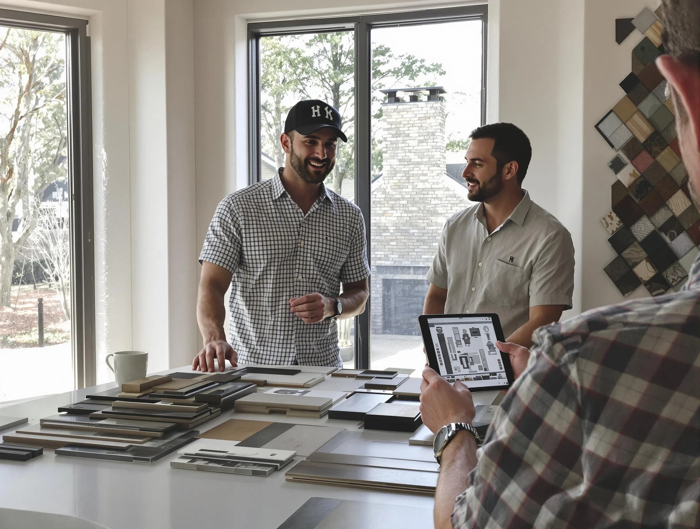 Wayne Chimney Sweep remodeling a chimney and fireplace in Wayne, NJ