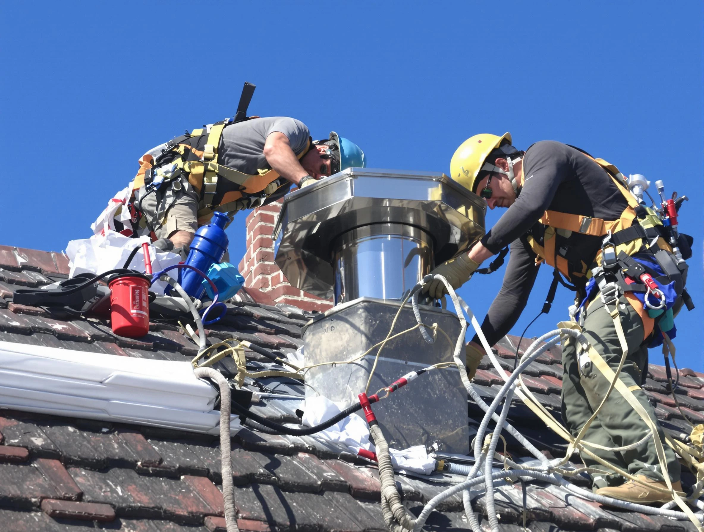 Protective chimney cap installed by Wayne Chimney Sweep in Wayne, NJ
